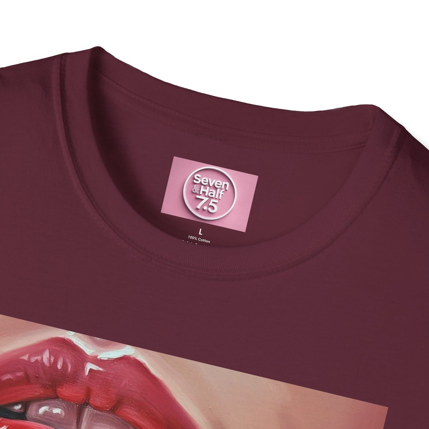 Fire Lips Women's Softstyle T-Shirt - Bold Art for Confident Expressions