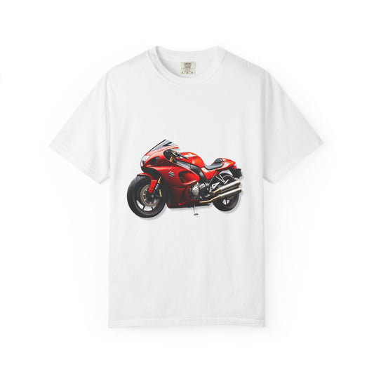 Biker Graphic Unisex T-Shirt - Vintage Motorcycle Design