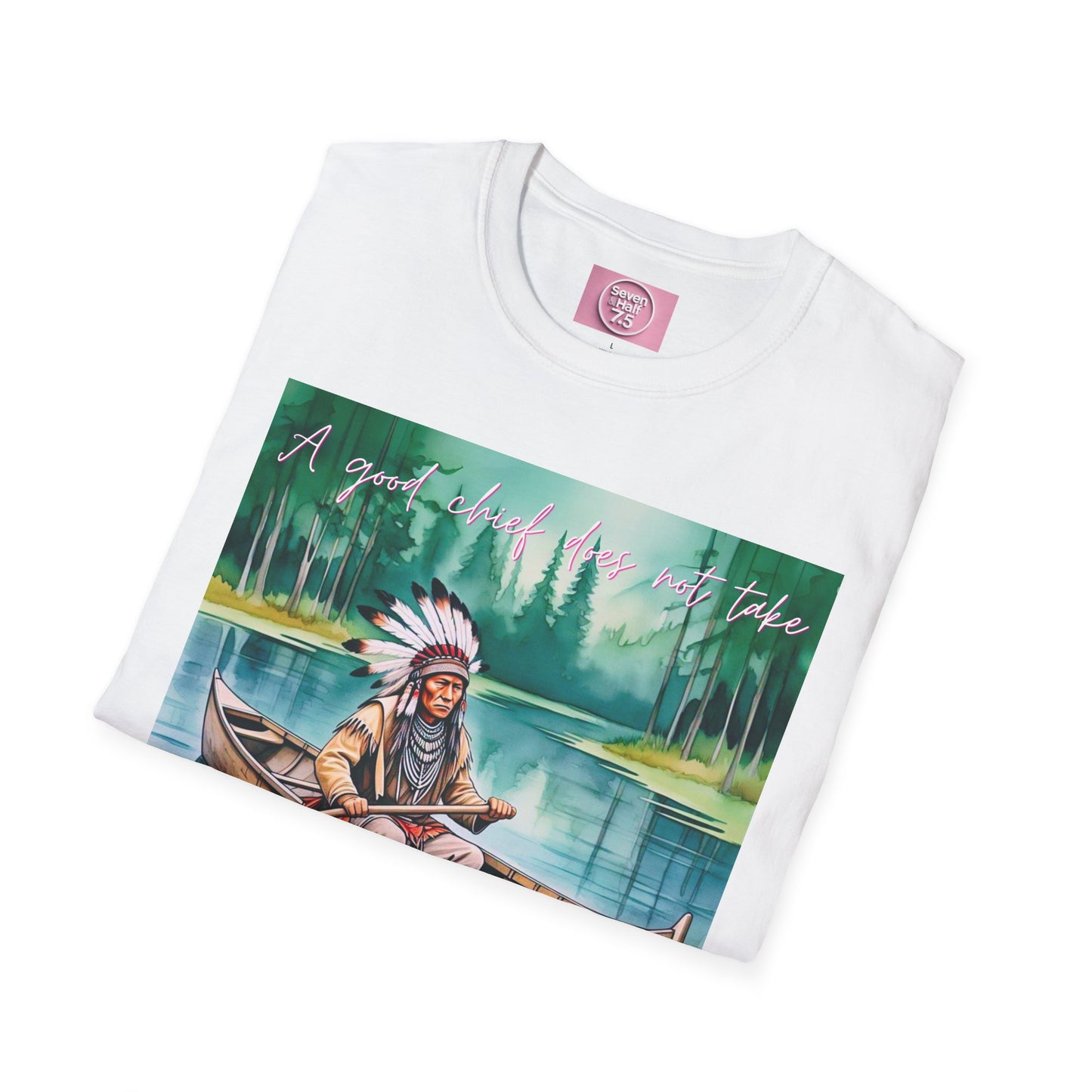 Adventure-Inspired Unisex Softstyle T-Shirt - Canoe Design