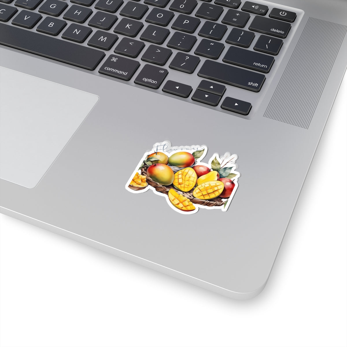 Fruits Kiss-Cut Stickers - Vibrant Mango & Cherry Designs for Laptops, Journals, and Gifts