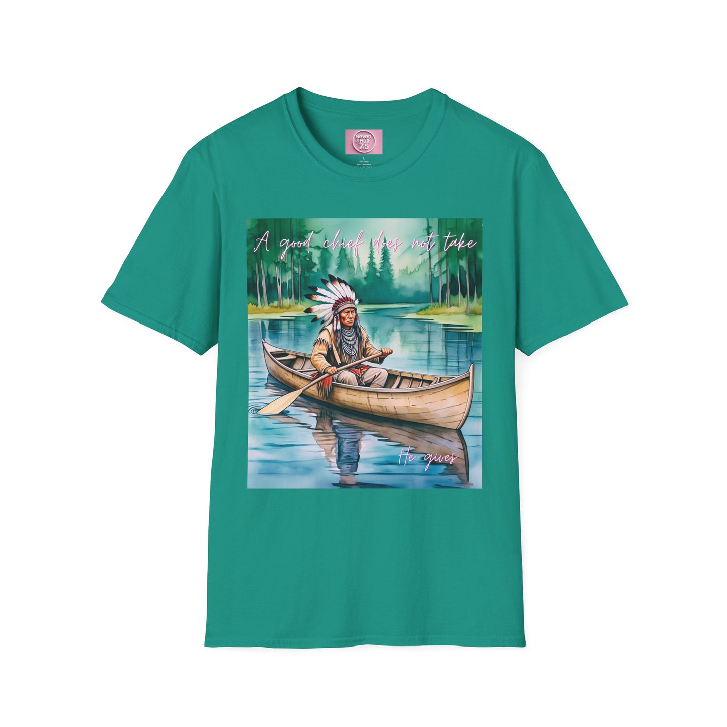 Adventure-Inspired Unisex Softstyle T-Shirt - Canoe Design