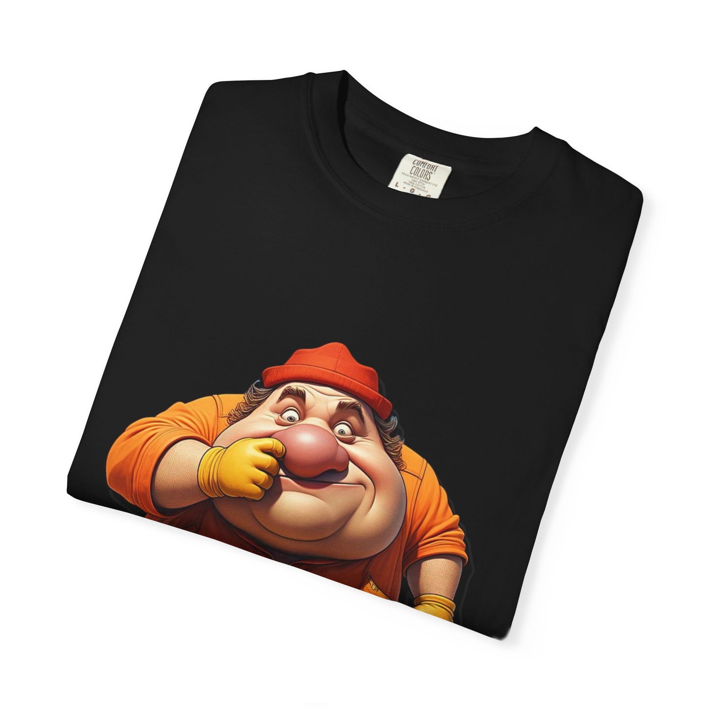 Fun Cartoon Character Unisex Garment-Dyed T-Shirt