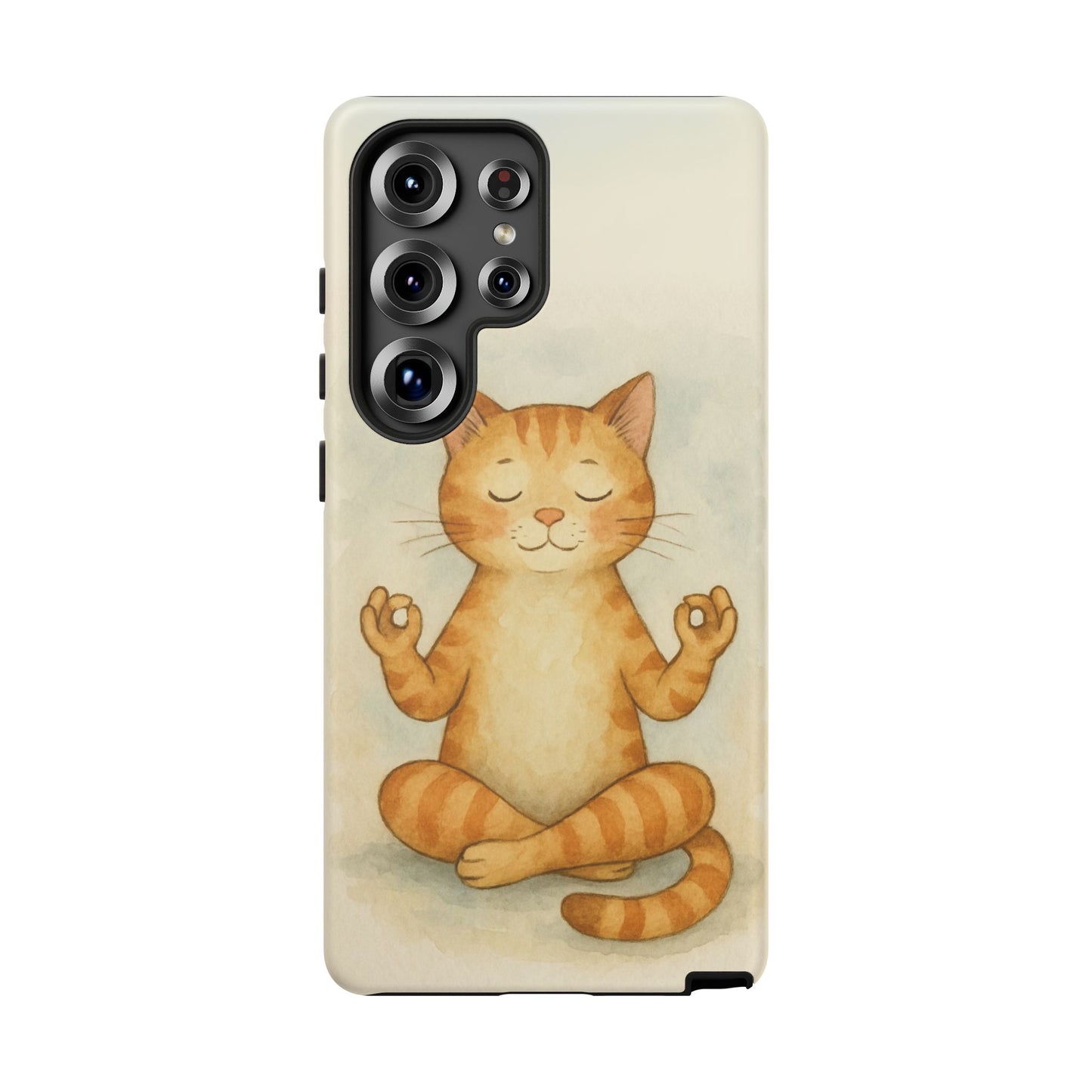 Zen Cat Phone Case - Tough & Stylish - Perfect for Cat Lovers