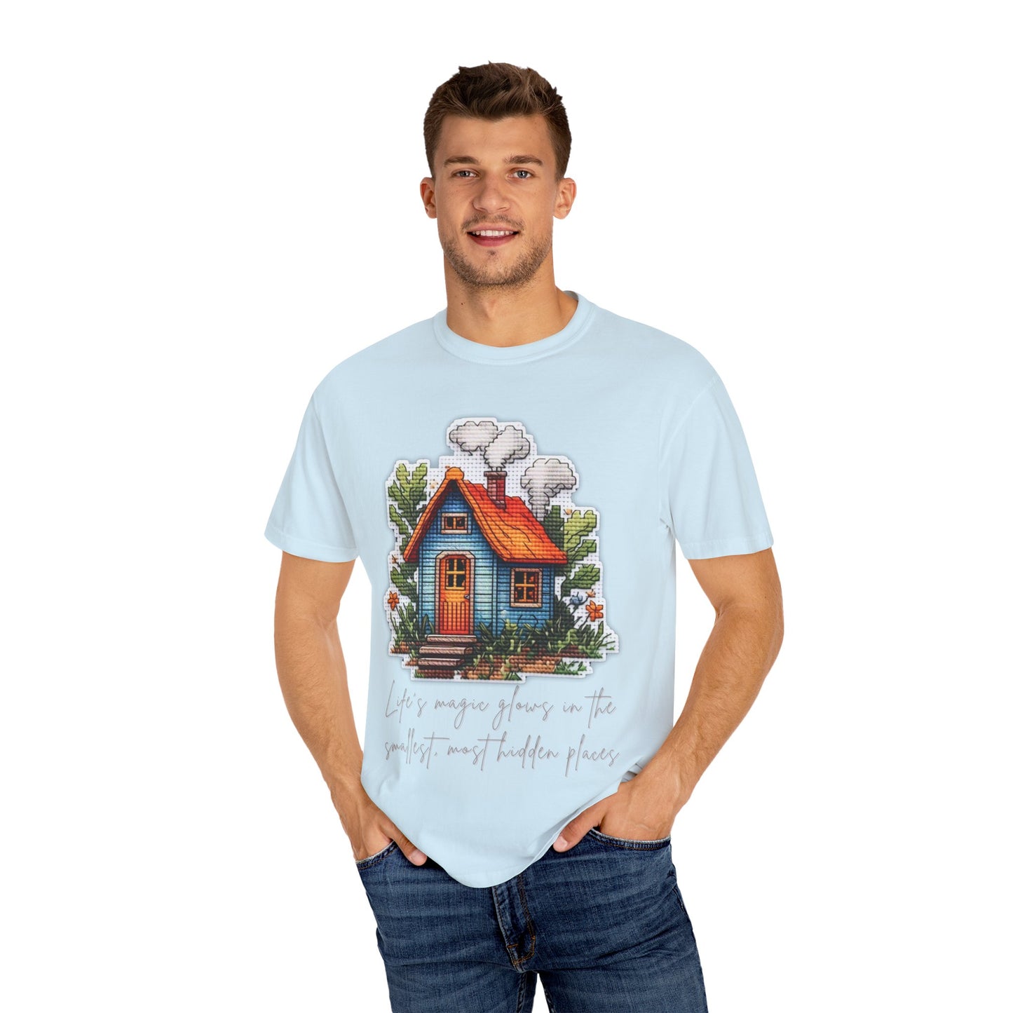 Magical Cottage T-Shirt - Garment-Dyed Unisex Tee