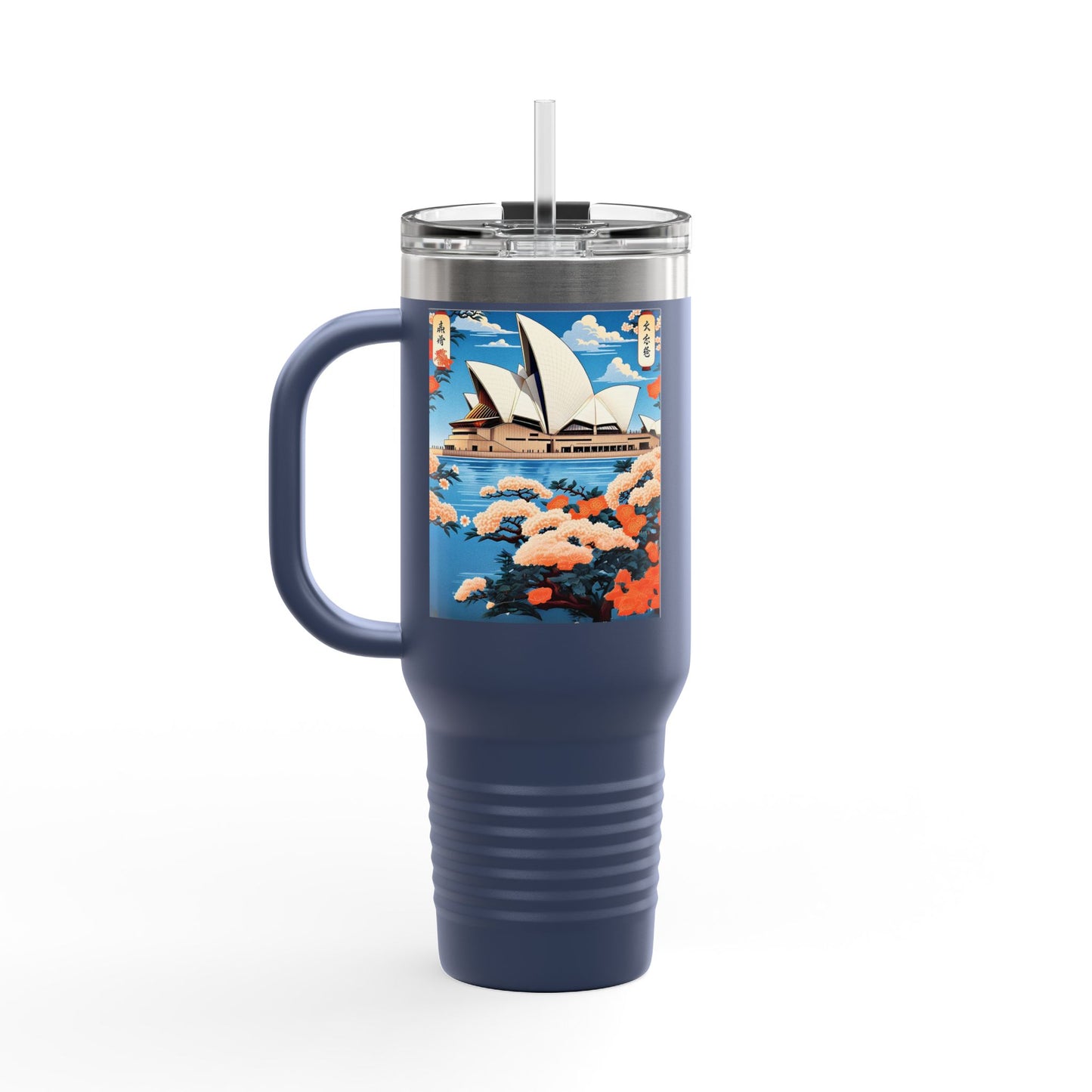 Stylish 40oz Insulated Travel Mug – Perfect for Adventure Seekers & Coffee Lovers!