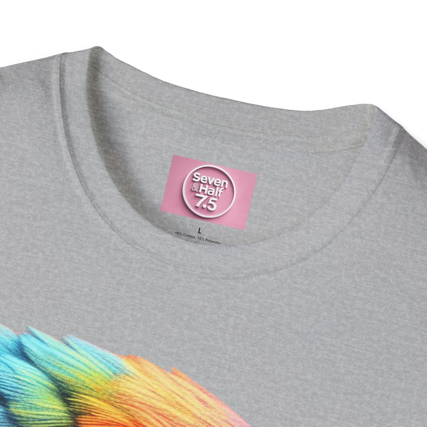 Vibrant Parrot Teamwork T-Shirt for Nature Lovers
