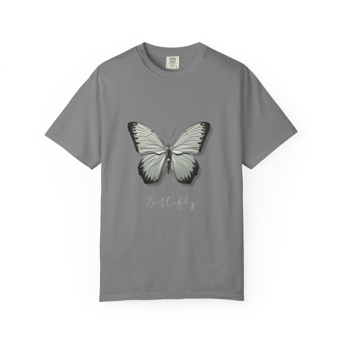 Butterfly Unisex Garment-Dyed T-Shirt – Nature-Inspired Casual Wear