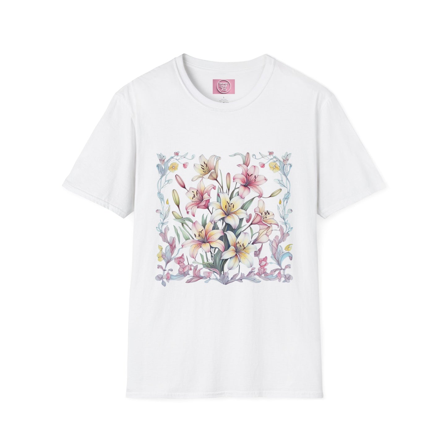 Floral Blossom Unisex T-Shirt - Softstyle Cotton Tee for Nature Lovers