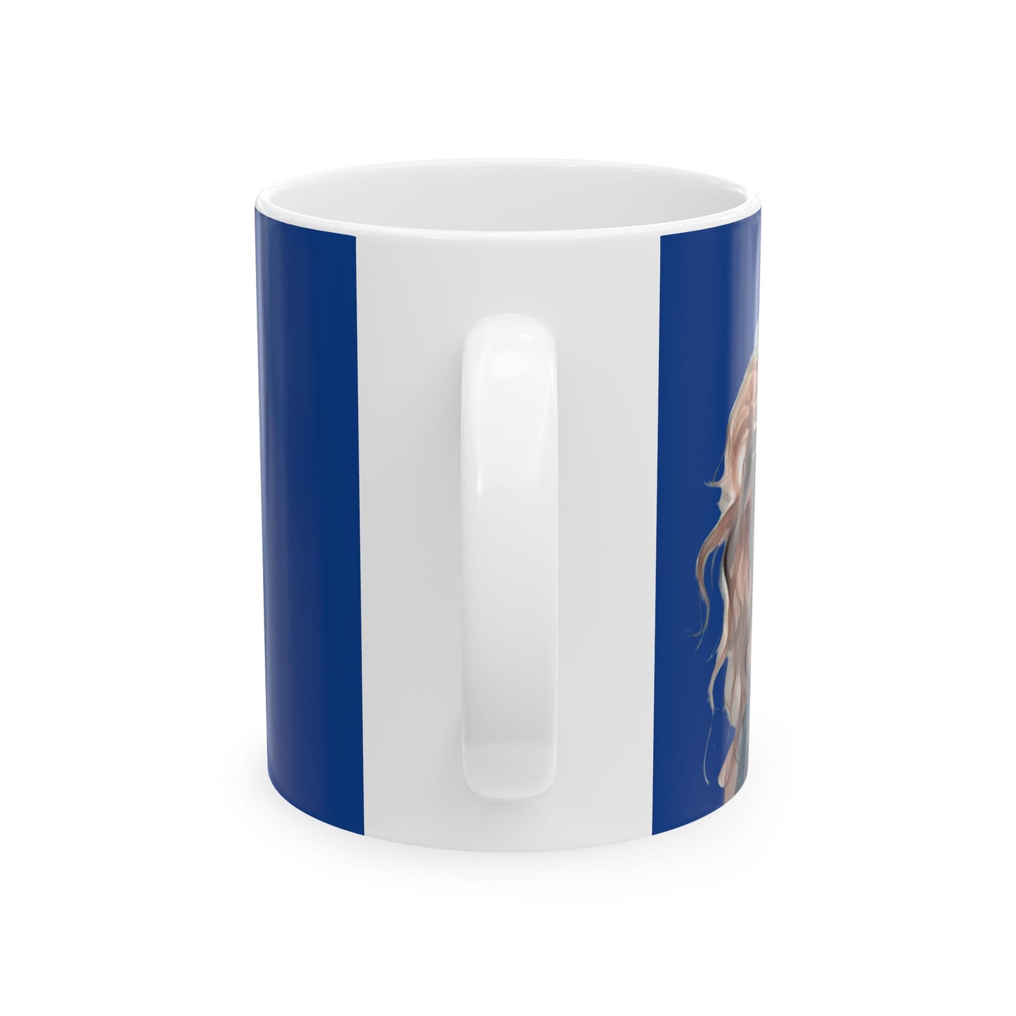 Stylish Woman Ceramic Mug - 11oz & 15oz Coffee Cup for Coffee Lovers