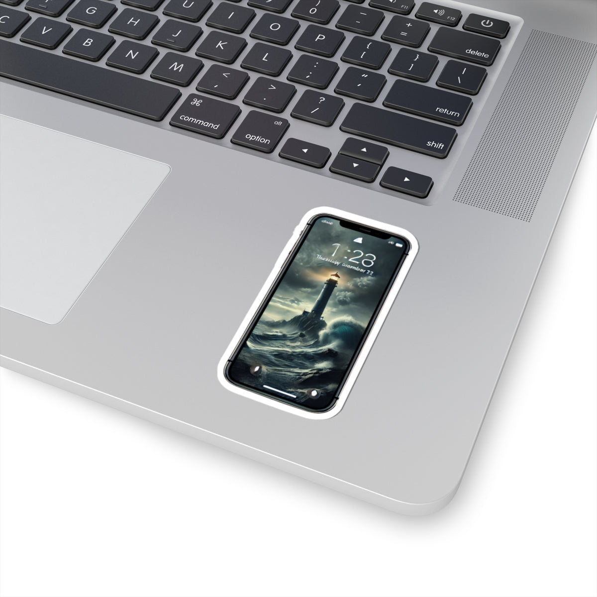 Lighthouse Wave Kiss-Cut Stickers | Coastal Aesthetic Decor