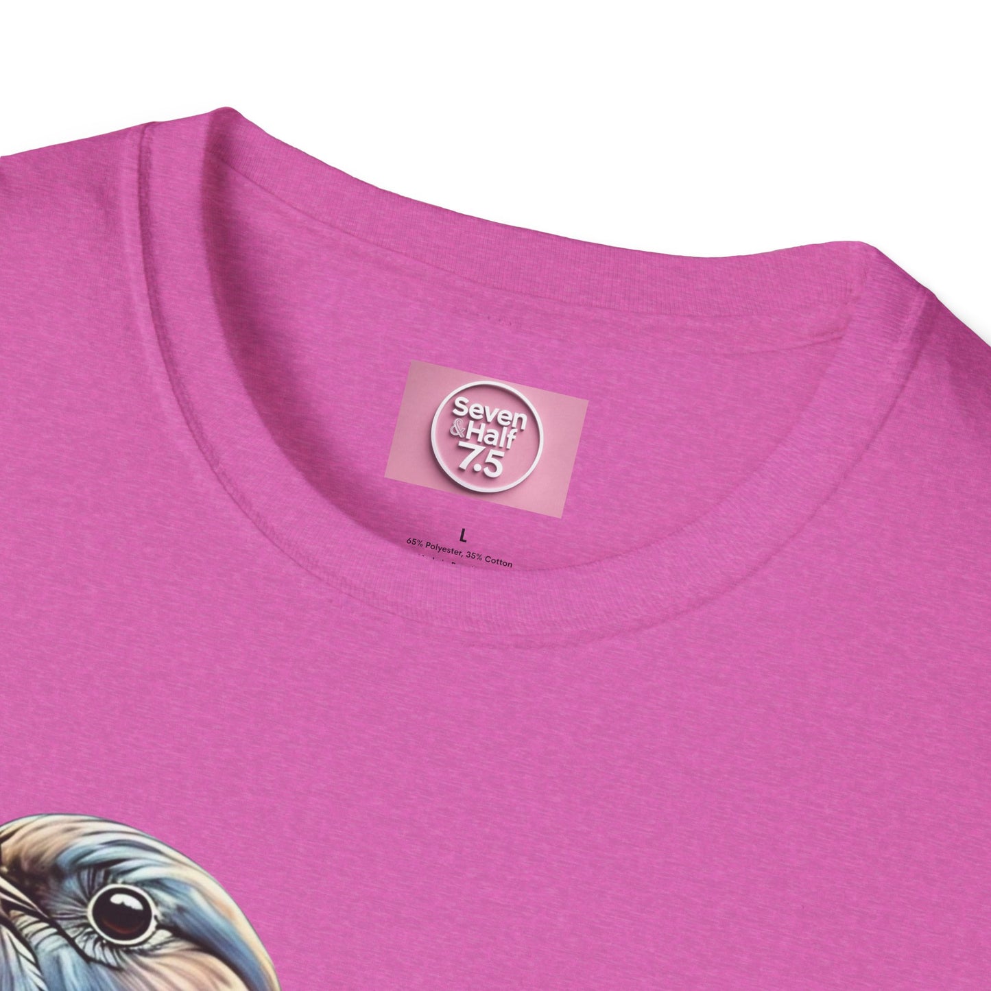 Nature-Inspired Bird Graphic T-Shirt for Soft Comfort