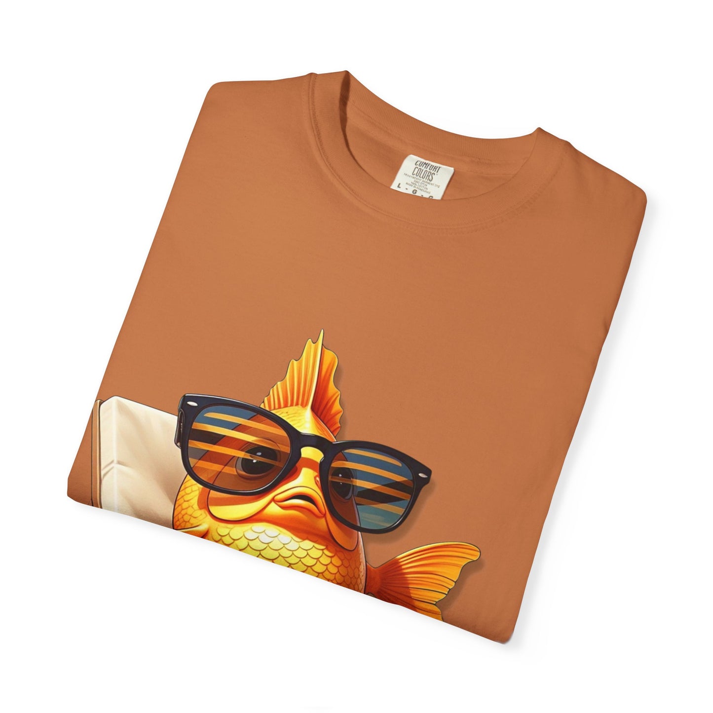 Chillin' Goldfish Unisex Garment-Dyed T-shirt