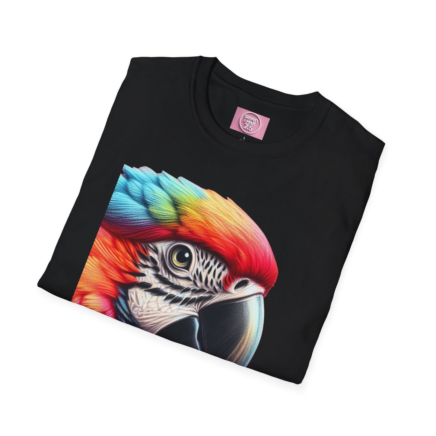 Vibrant Parrot Teamwork T-Shirt for Nature Lovers