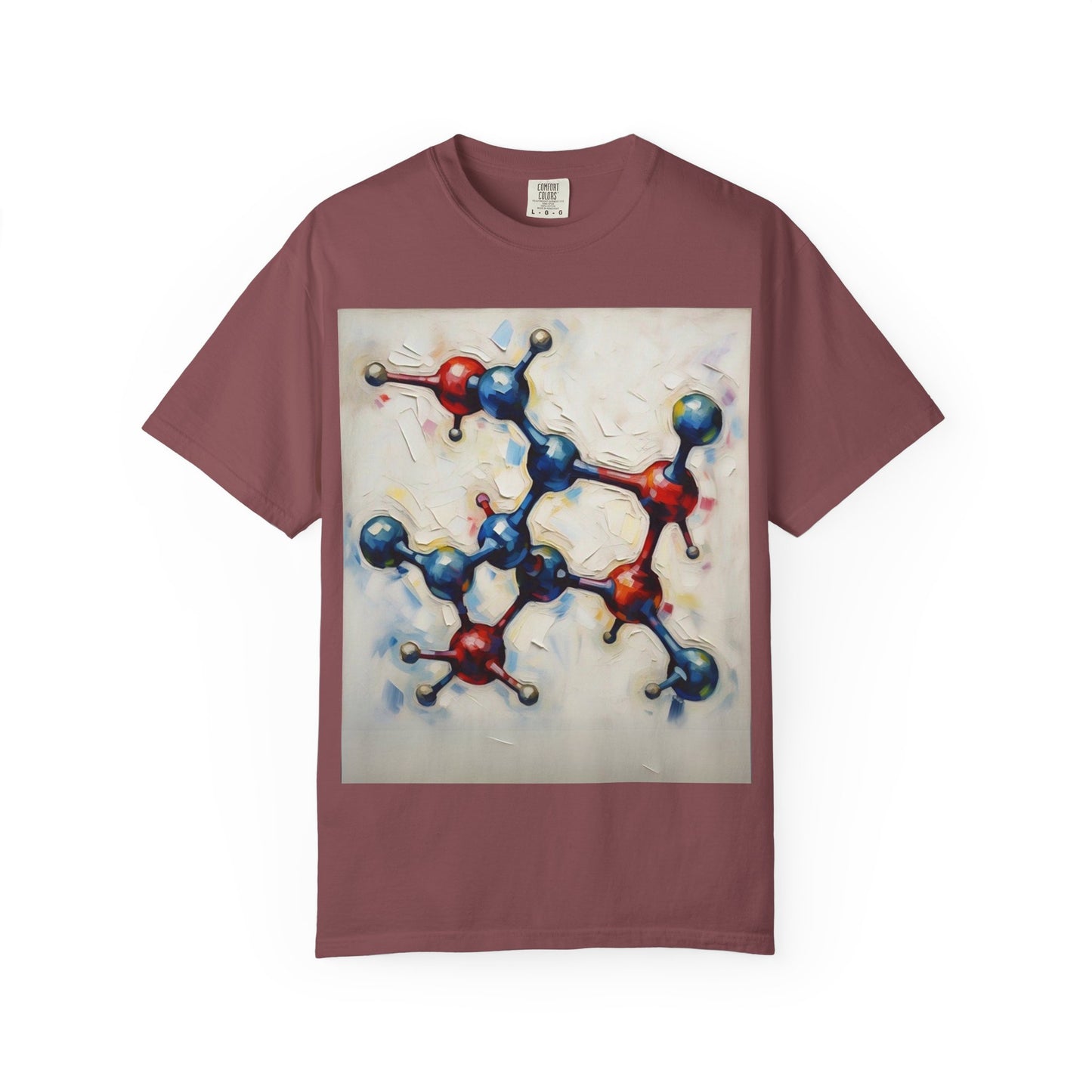 Unisex Artistic Molecule T-Shirt | Science-Inspired Design