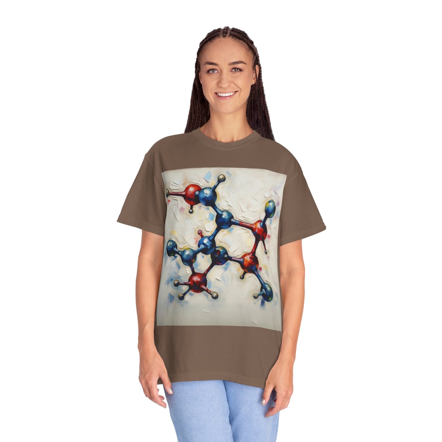 Unisex Artistic Molecule T-Shirt | Science-Inspired Design