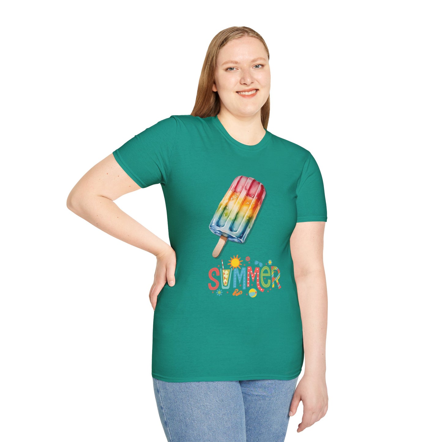 Summer Popsicle Soft style T-Shirt - Fun & Colorful Summer Vibes