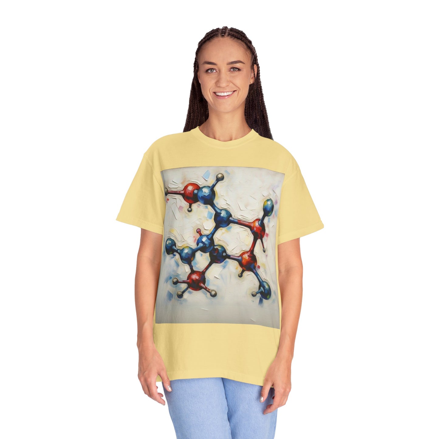 Unisex Artistic Molecule T-Shirt | Science-Inspired Design