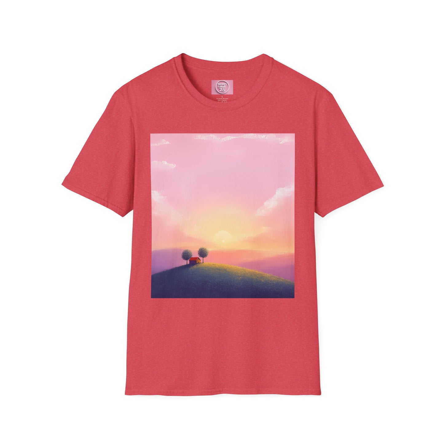 Serene Sunset Unisex Softstyle T-Shirt - Perfect for Nature Lovers