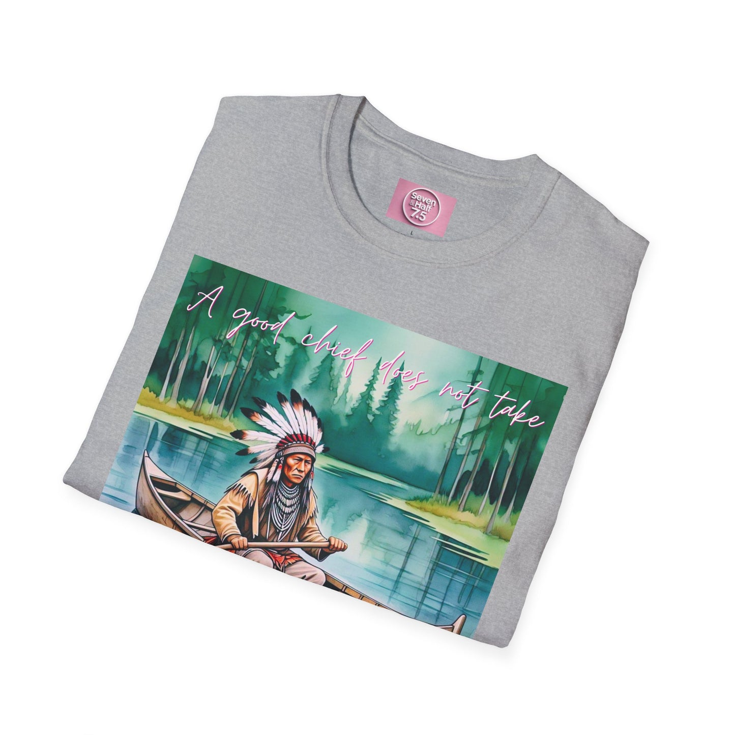 Adventure-Inspired Unisex Softstyle T-Shirt - Canoe Design