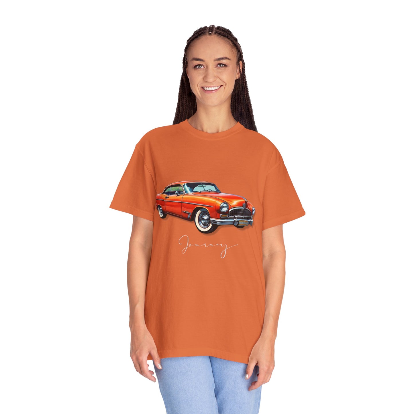 Vintage Car Unisex Garment-Dyed T-Shirt