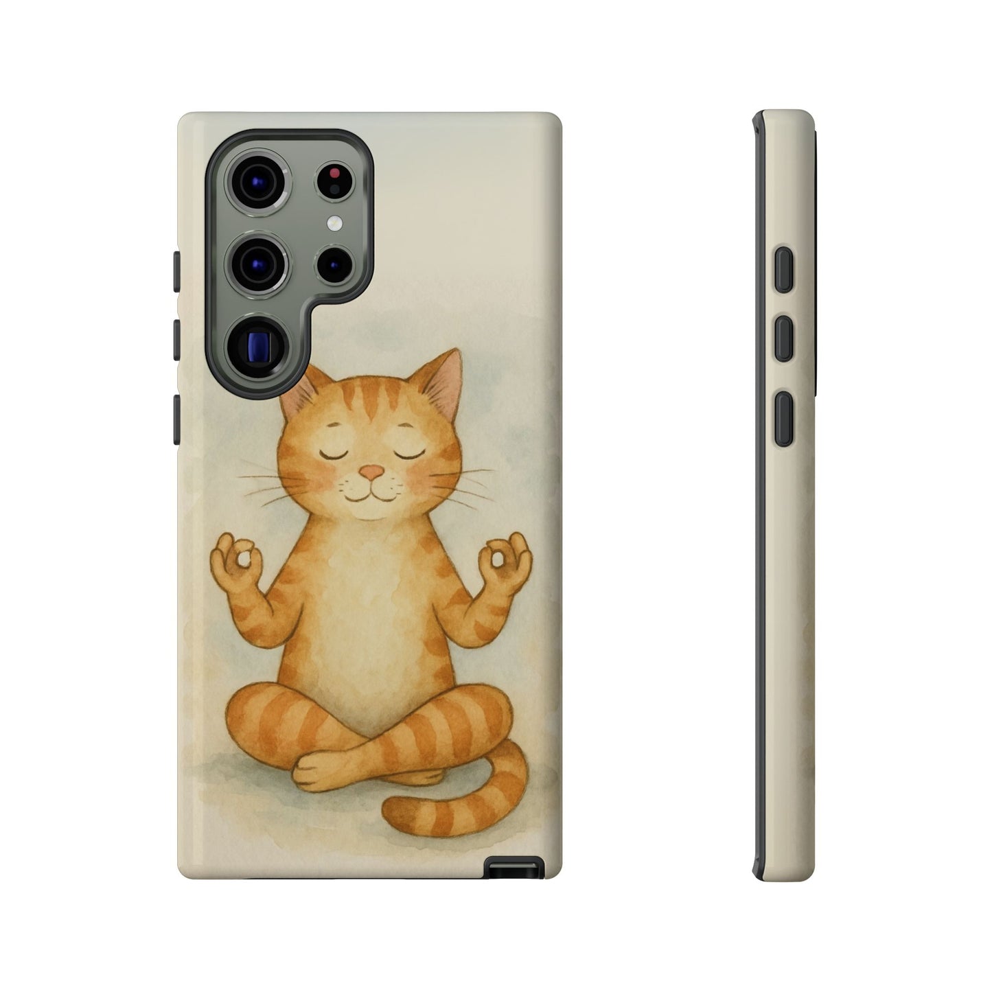 Zen Cat Phone Case - Tough & Stylish - Perfect for Cat Lovers