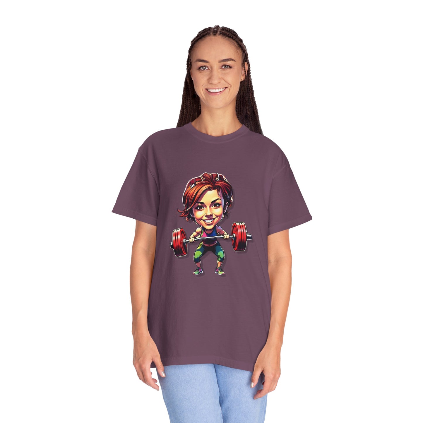 Funny Weightlifting T-Shirt for Fitness Lovers - Unisex Garment-Dyed Tee