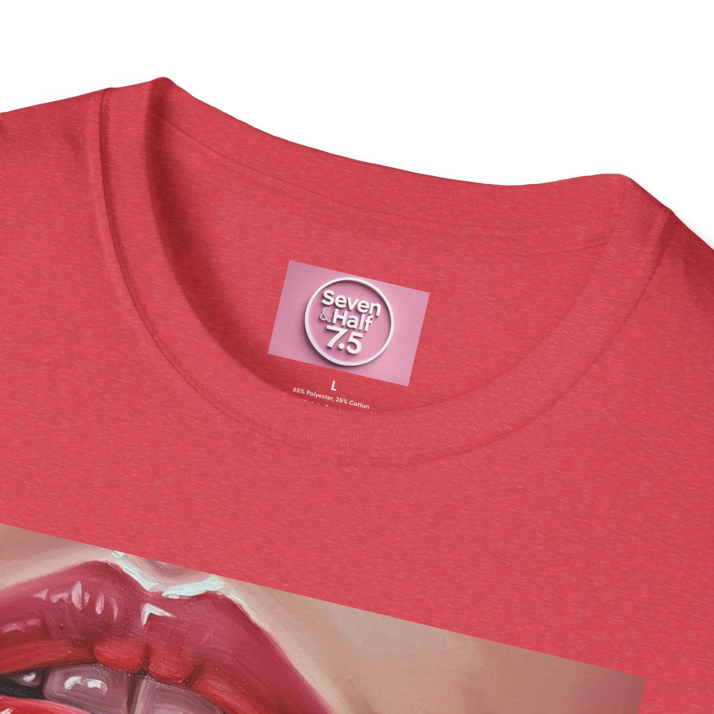 Fire Lips Women's Softstyle T-Shirt - Bold Art for Confident Expressions