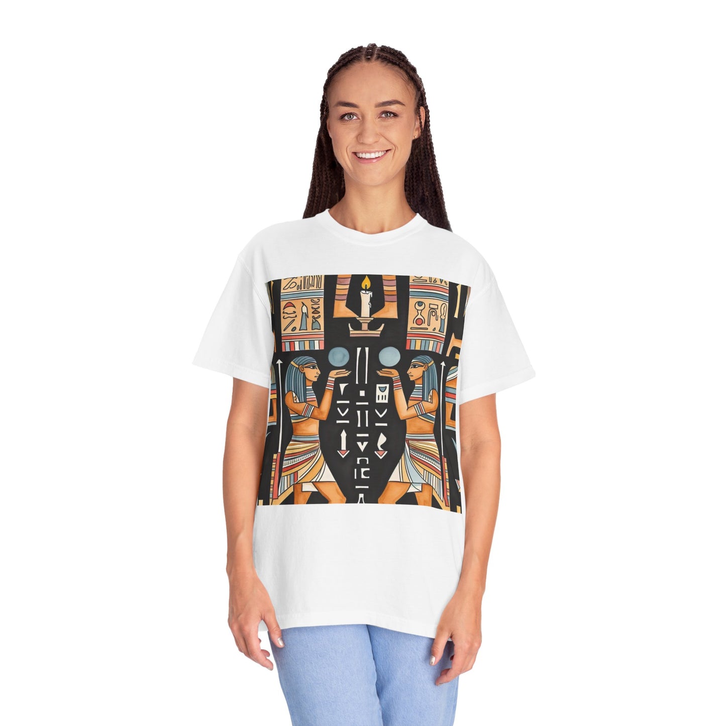 Unisex Egyptian Art T-Shirt | Unique Graphic Tee for History Lovers