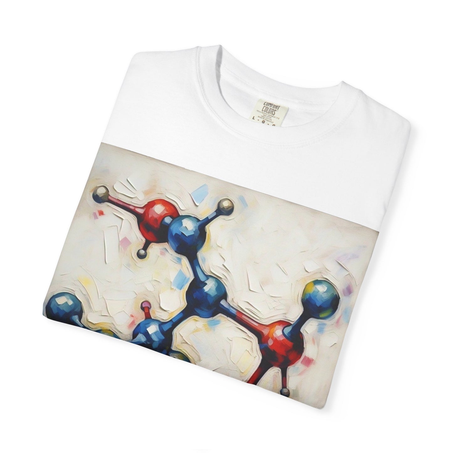 Unisex Artistic Molecule T-Shirt | Science-Inspired Design