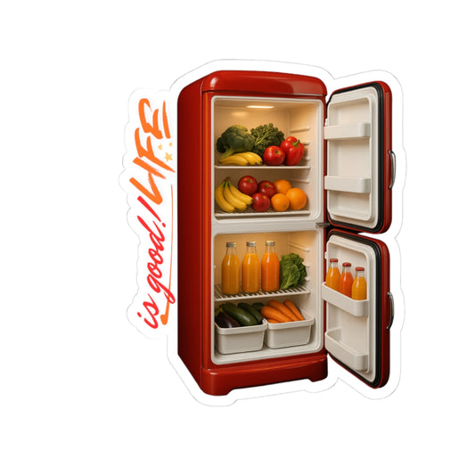 Fun Life is Good Refrigerator Stickers - Cute Kitchen Decor & Laptop Accessories