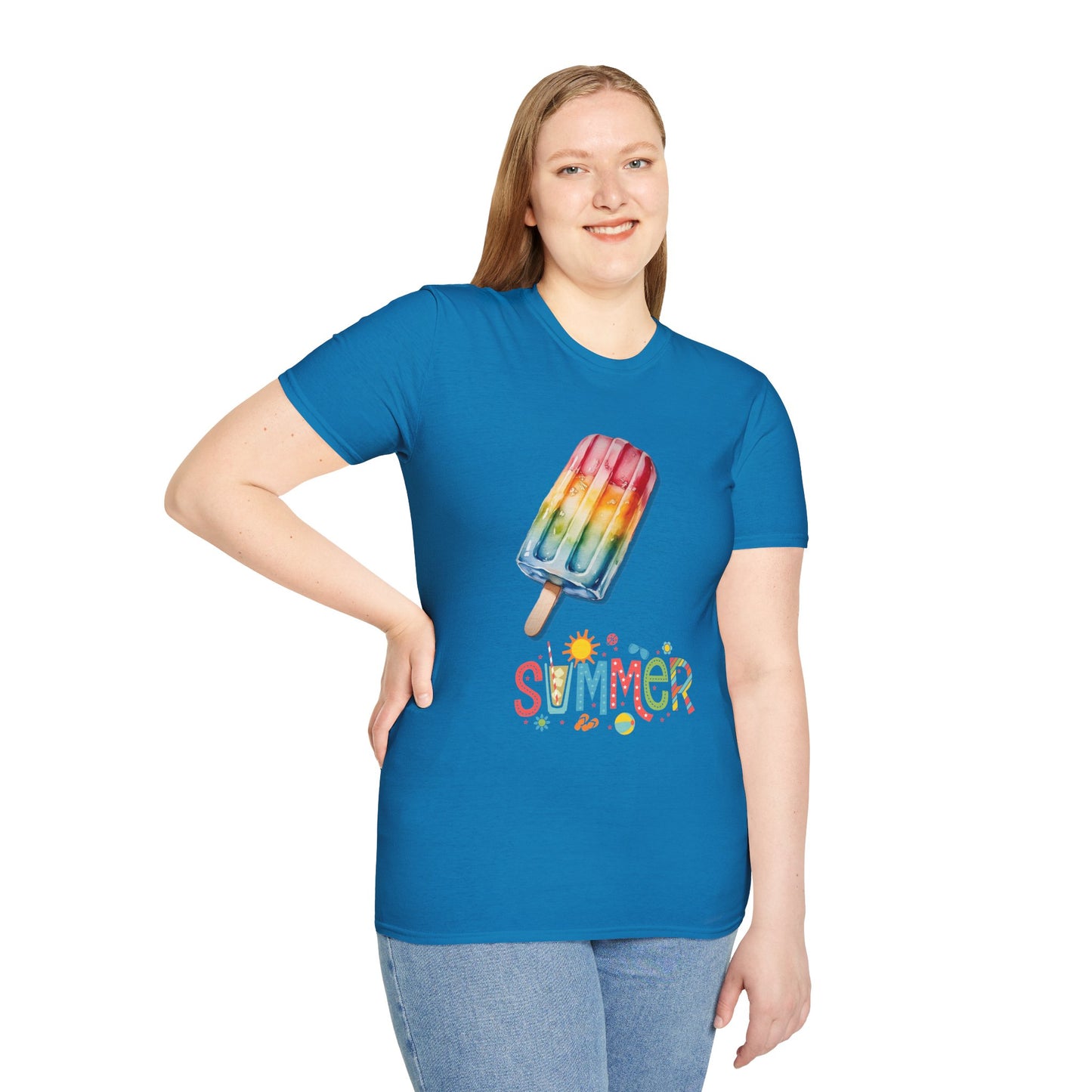 Summer Popsicle Soft style T-Shirt - Fun & Colorful Summer Vibes