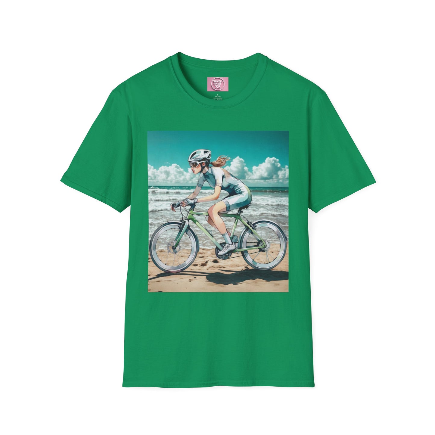 Beach Bike Ride Unisex Softstyle T-Shirt