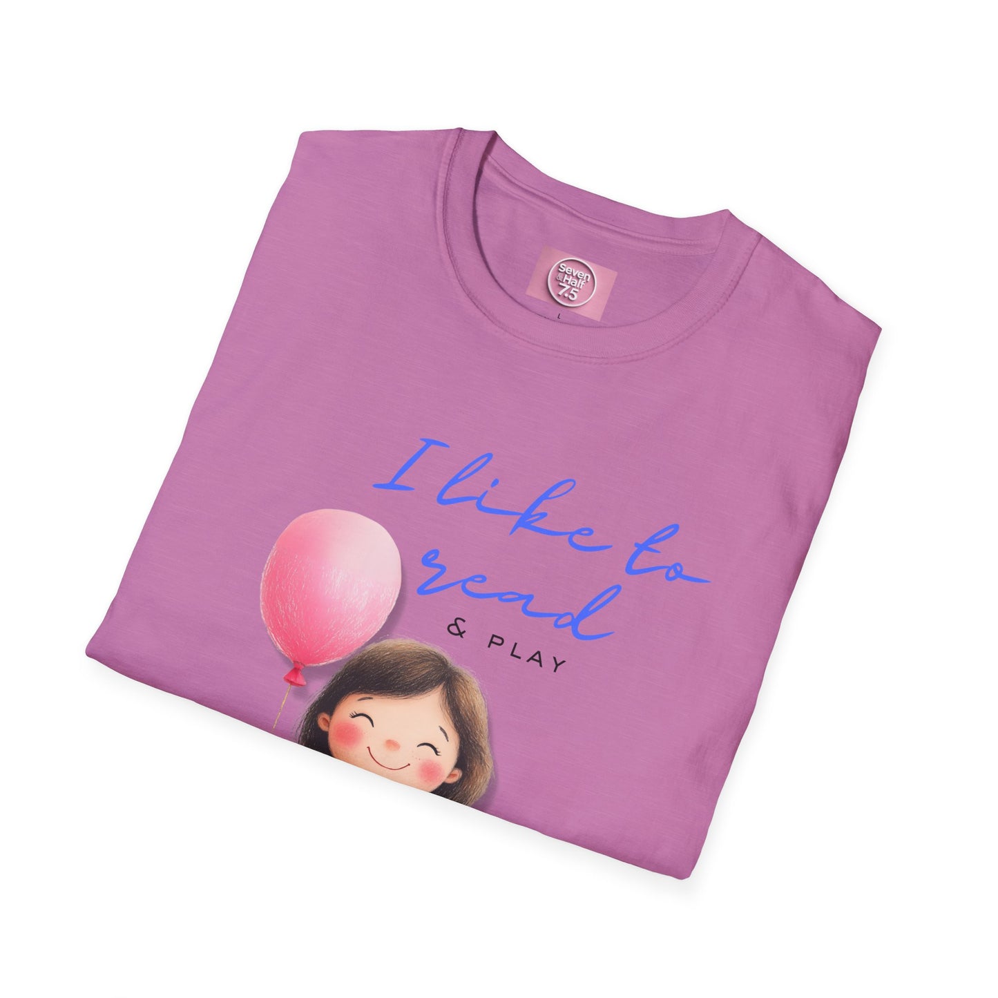 Women's Fun T-Shirt - "I Like to Read & Play"