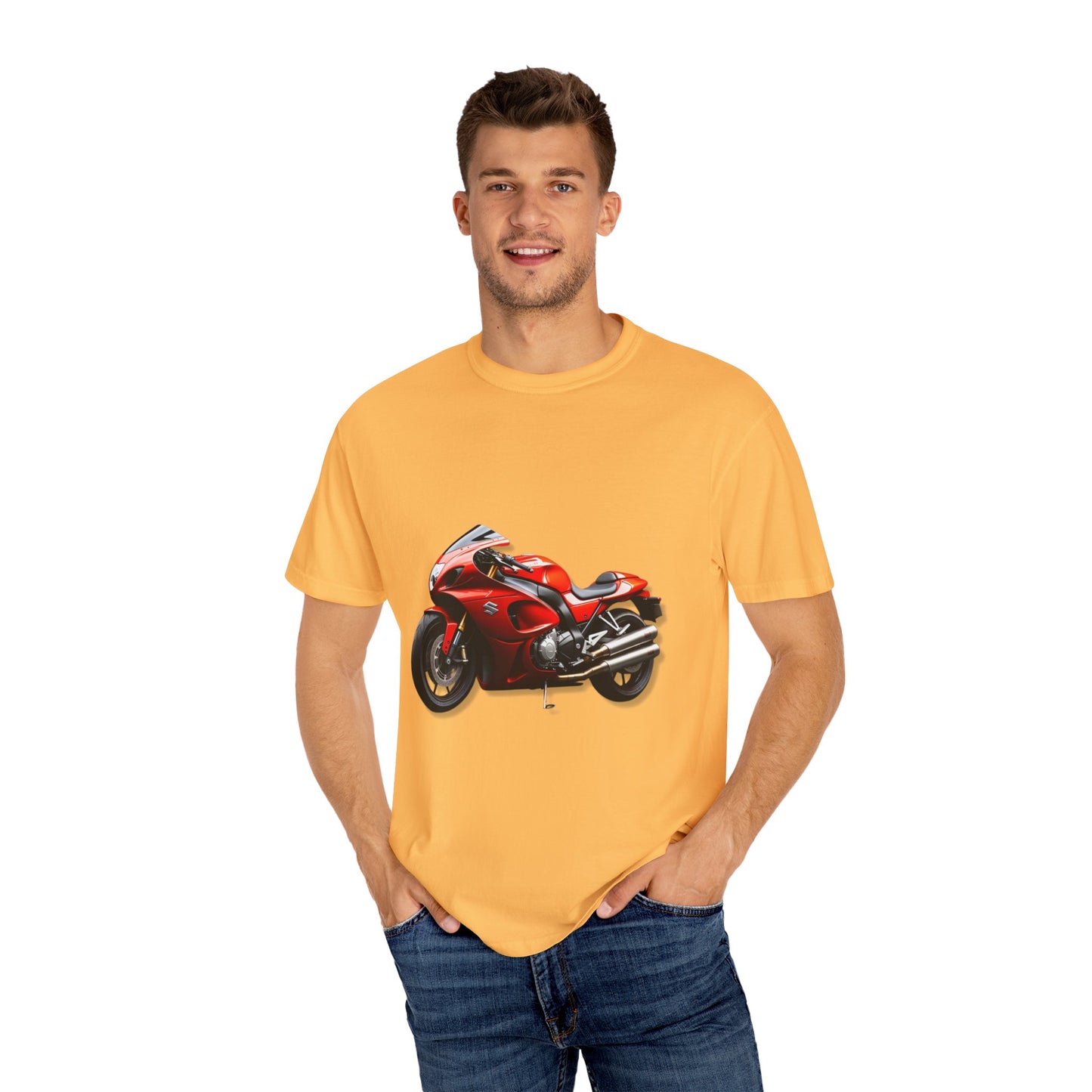 Biker Graphic Unisex T-Shirt - Vintage Motorcycle Design