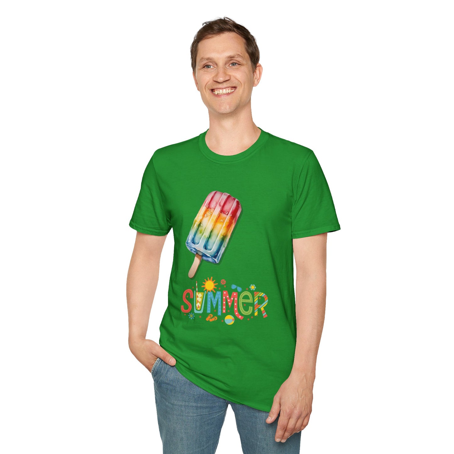 Summer Popsicle Soft style T-Shirt - Fun & Colorful Summer Vibes