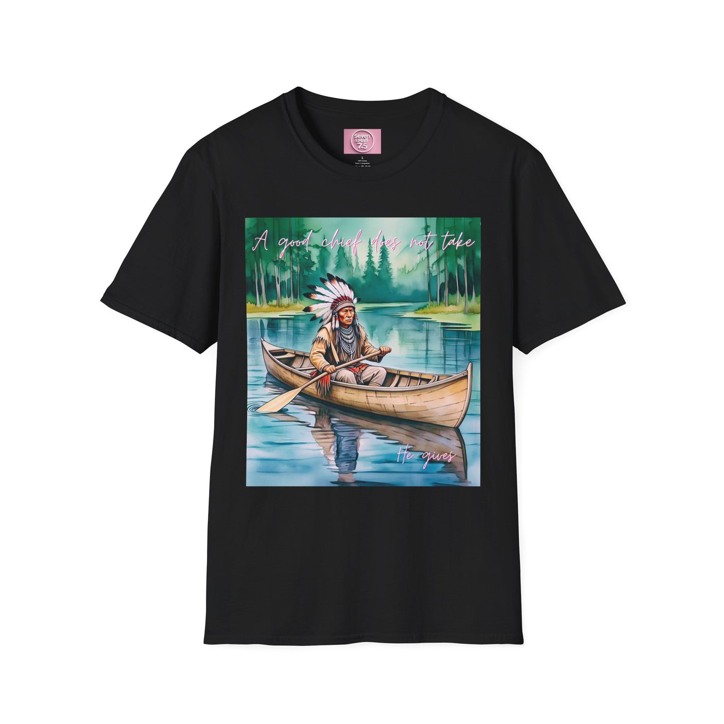 Adventure-Inspired Unisex Softstyle T-Shirt - Canoe Design
