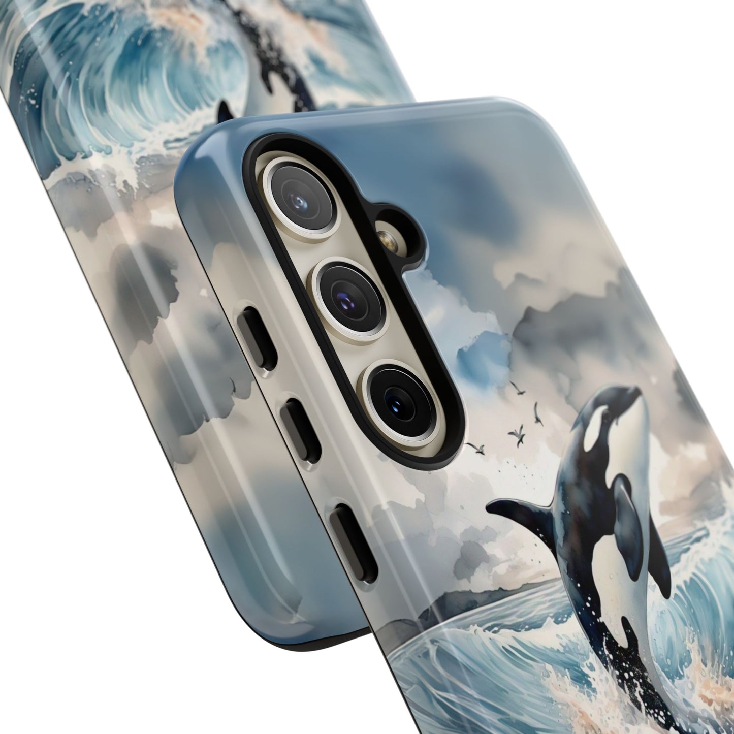 Whale Splash Phone Case - Tough & Stylish Ocean Design