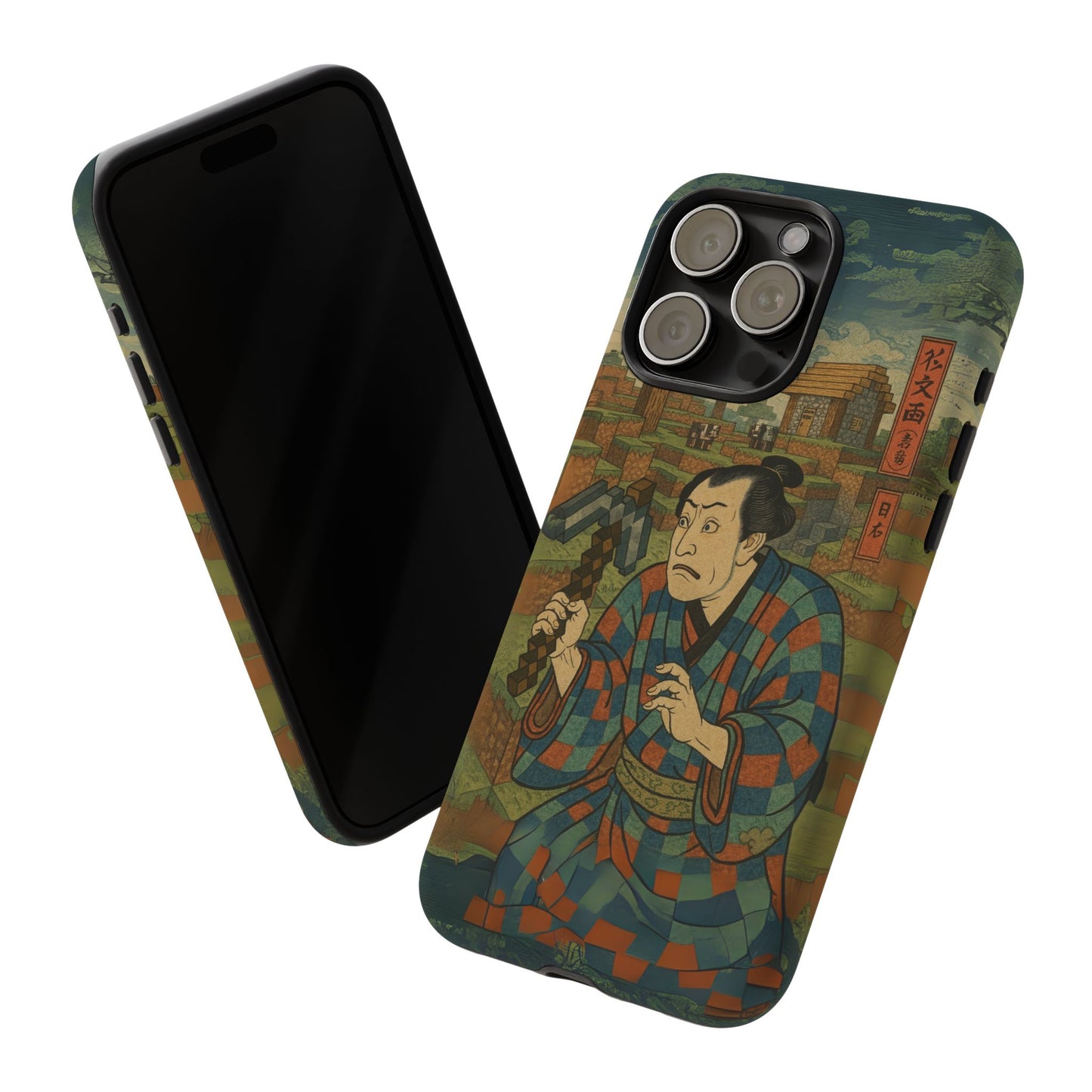 Tough Cases - Japanese Art Phone Case with Warrior Design