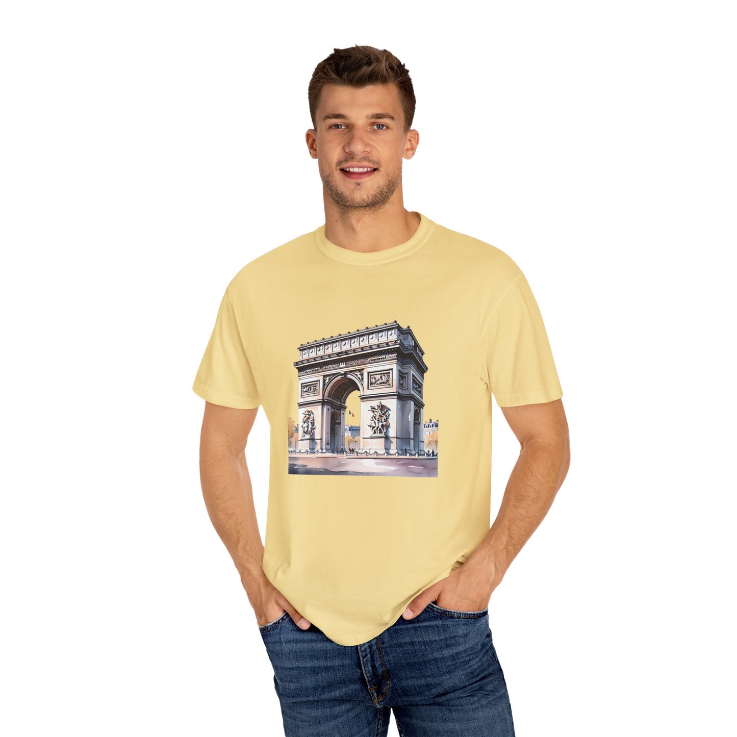 Arc de Triomphe Graphic Unisex T-Shirt - Stylish and Comfortable Casual Wear