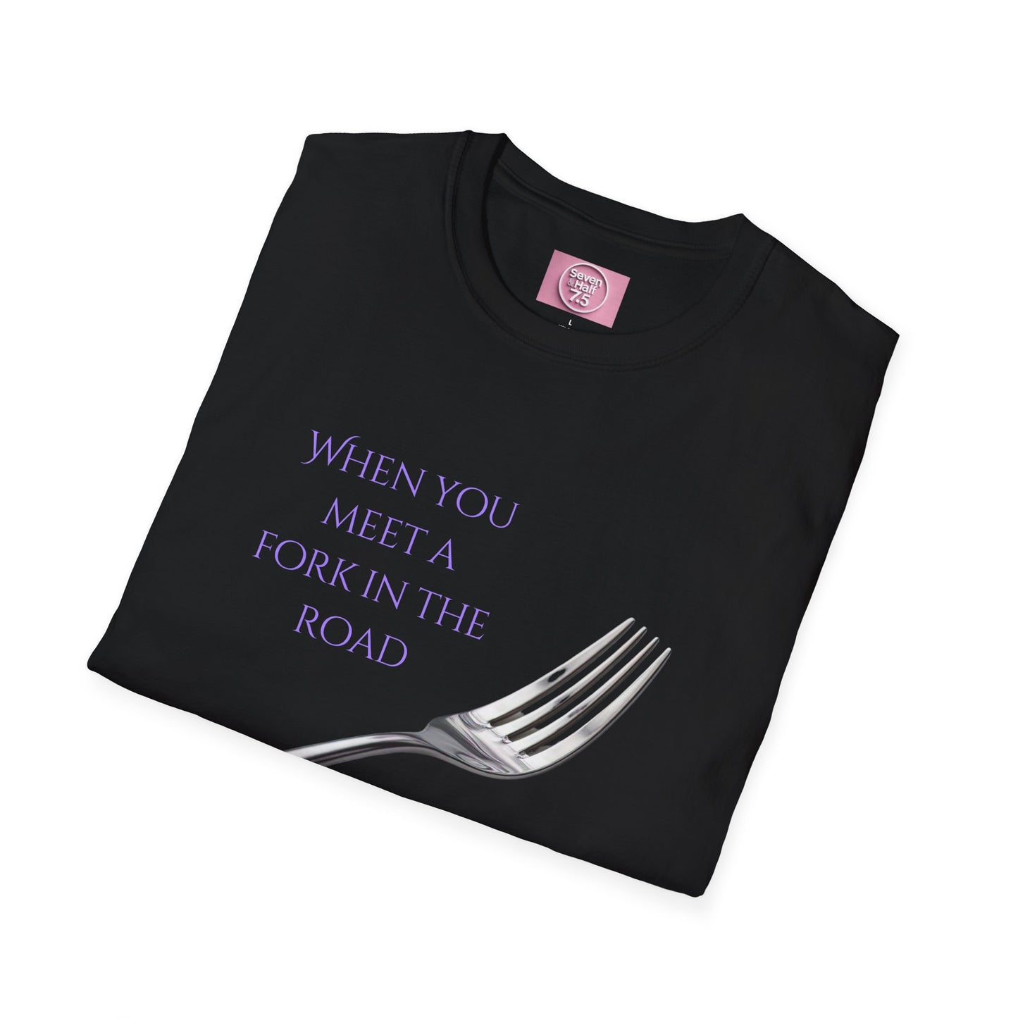 Choose Wisely Unisex Softstyle T-Shirt - Fork in the Road Design