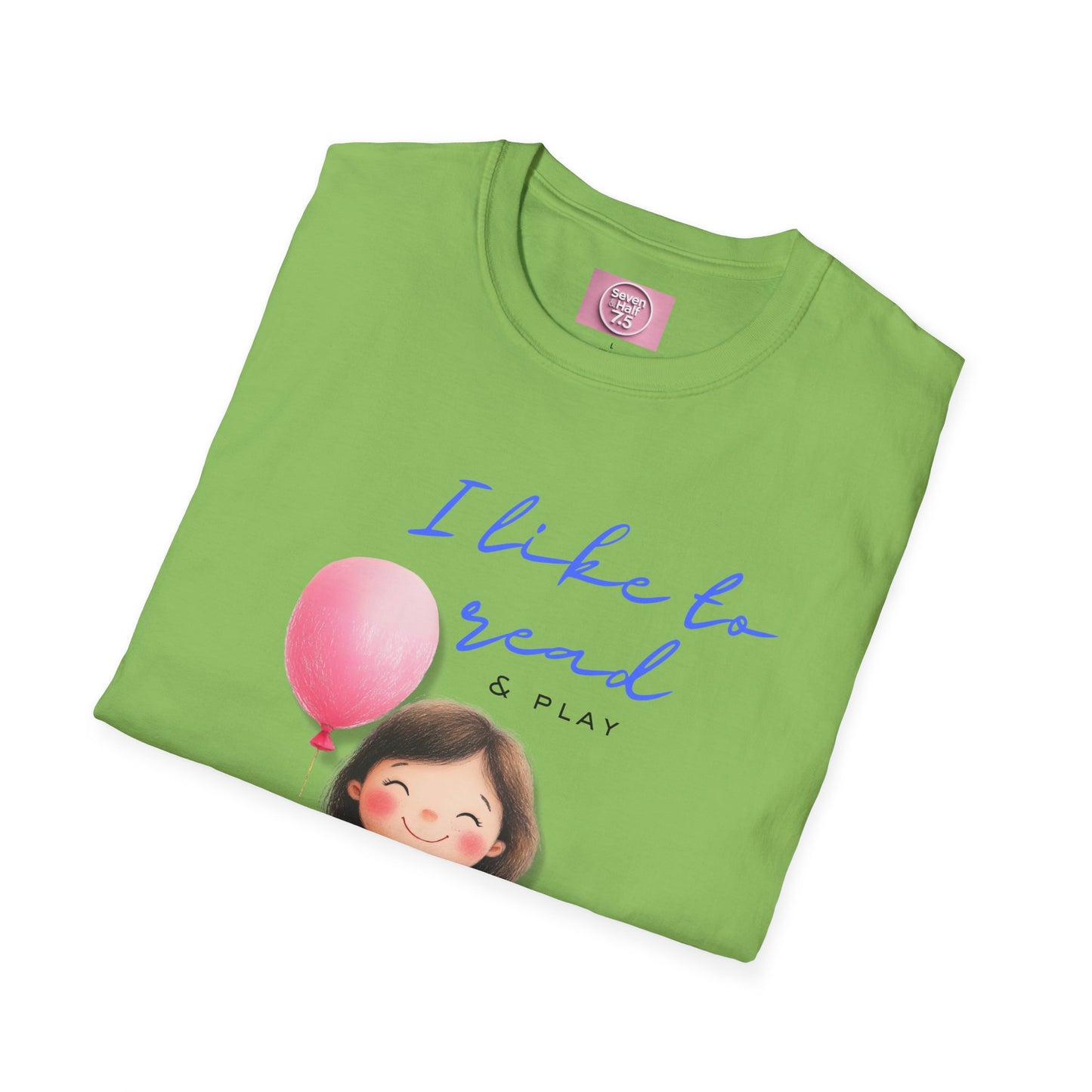 Women's Fun T-Shirt - "I Like to Read & Play"