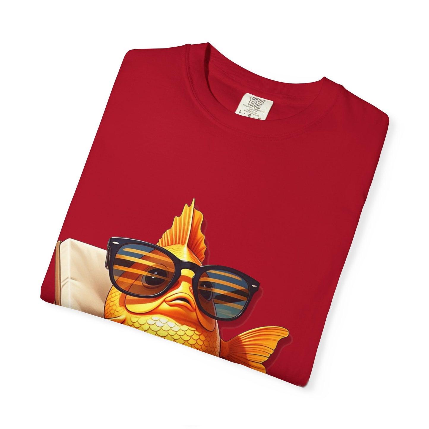 Chillin' Goldfish Unisex Garment-Dyed T-shirt
