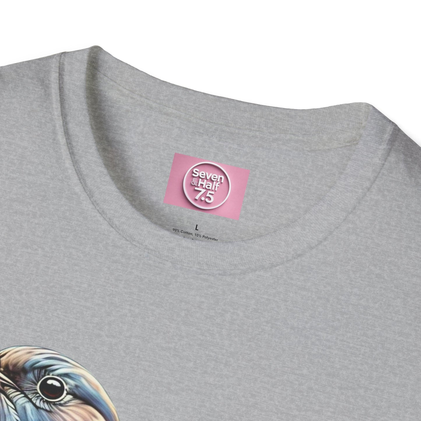 Nature-Inspired Bird Graphic T-Shirt for Soft Comfort