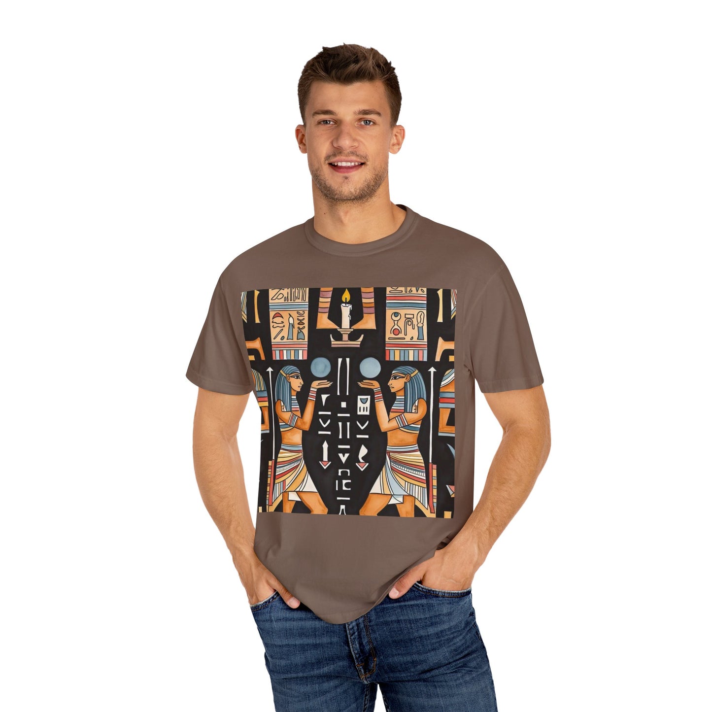 Unisex Egyptian Art T-Shirt | Unique Graphic Tee for History Lovers