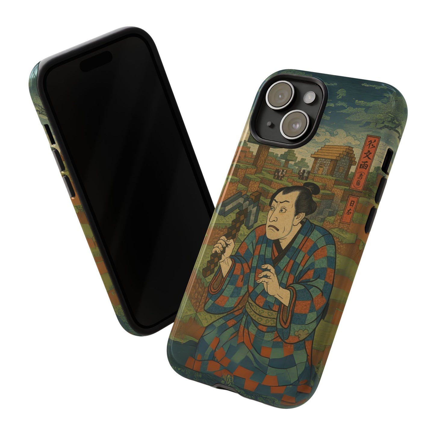 Tough Cases - Japanese Art Phone Case with Warrior Design