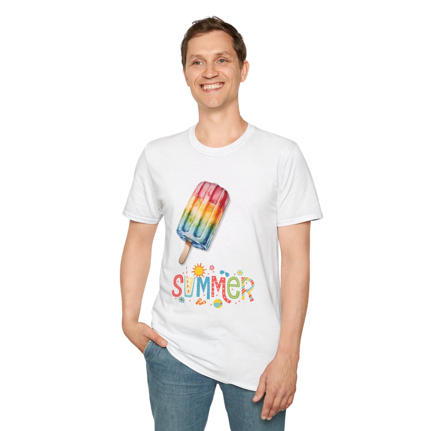 Summer Popsicle Soft style T-Shirt - Fun & Colorful Summer Vibes