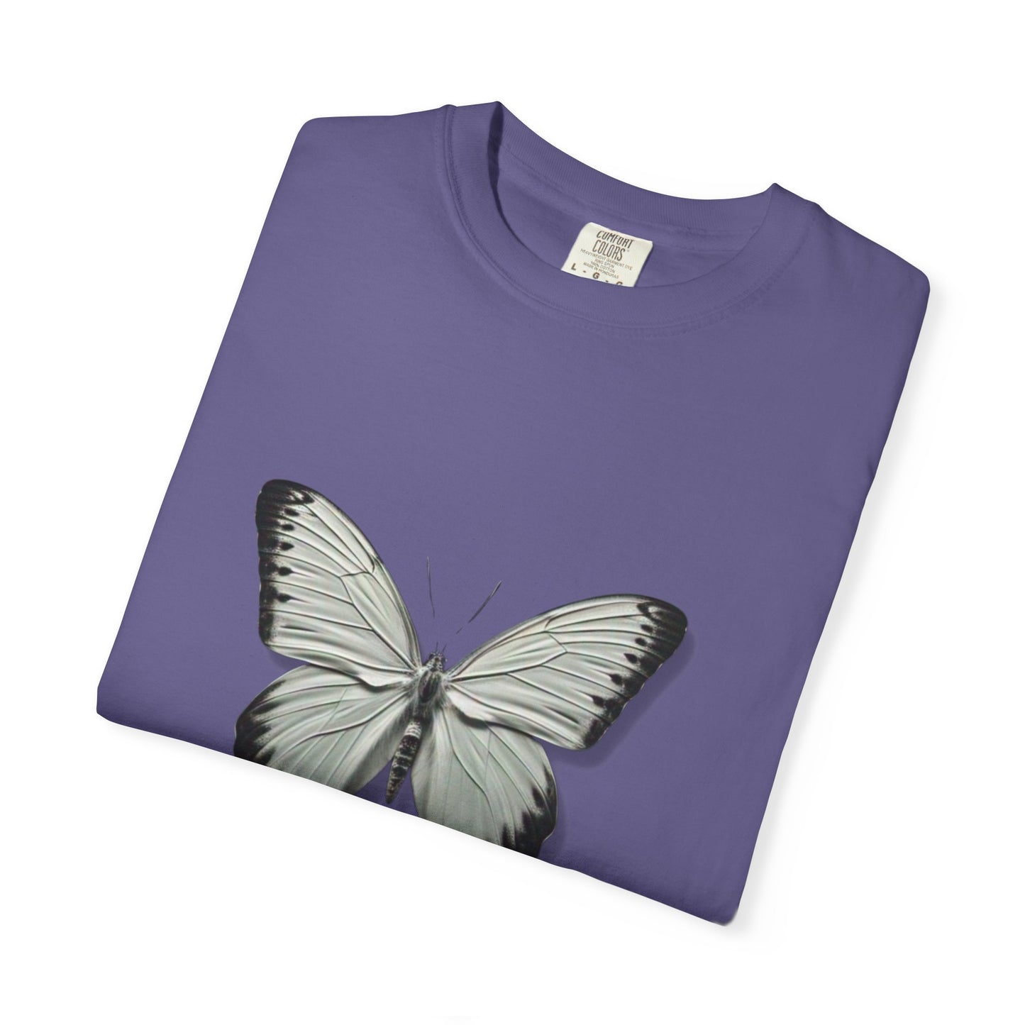 Butterfly Unisex Garment-Dyed T-Shirt – Nature-Inspired Casual Wear