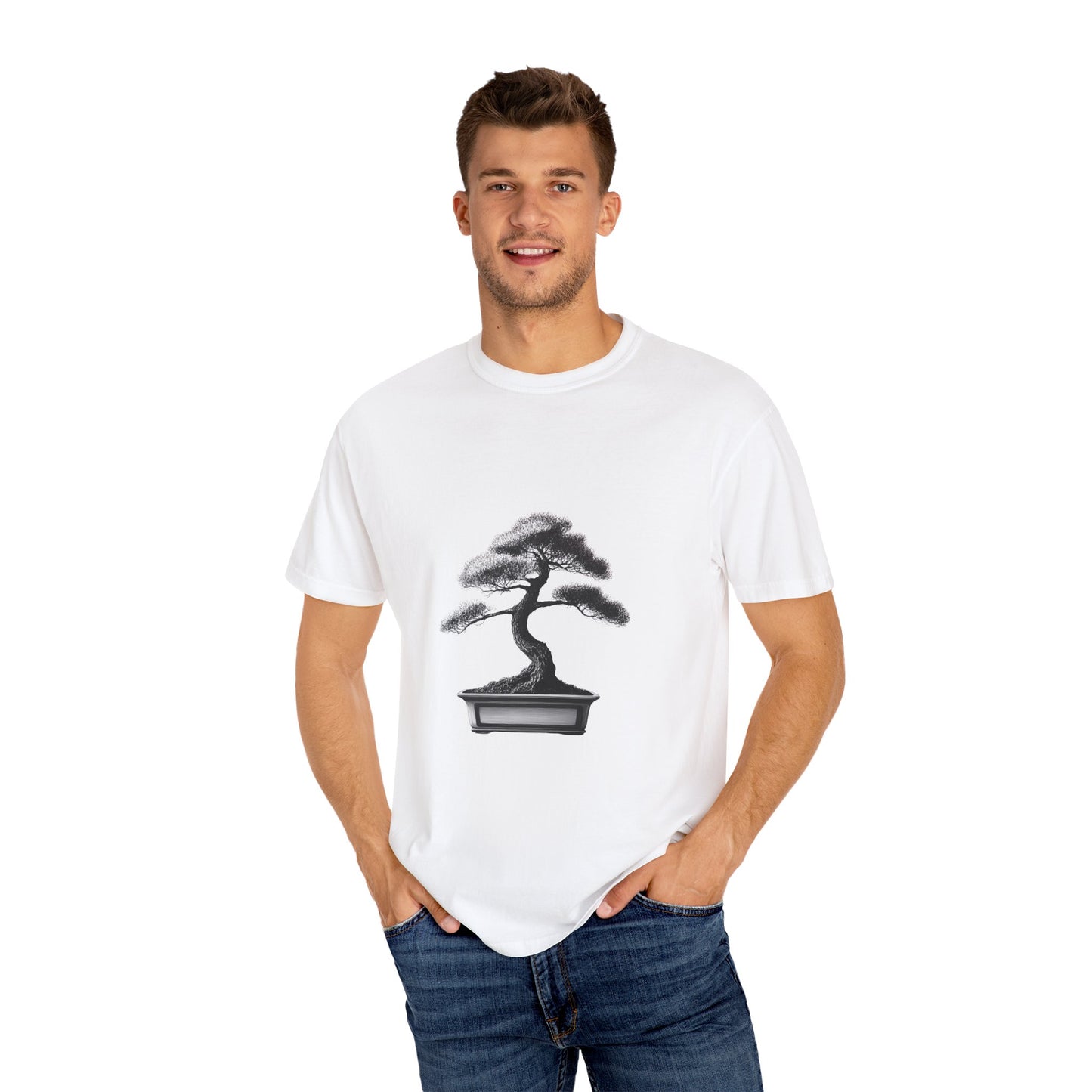 Bonsai Tree Garment-Dyed Unisex T-Shirt