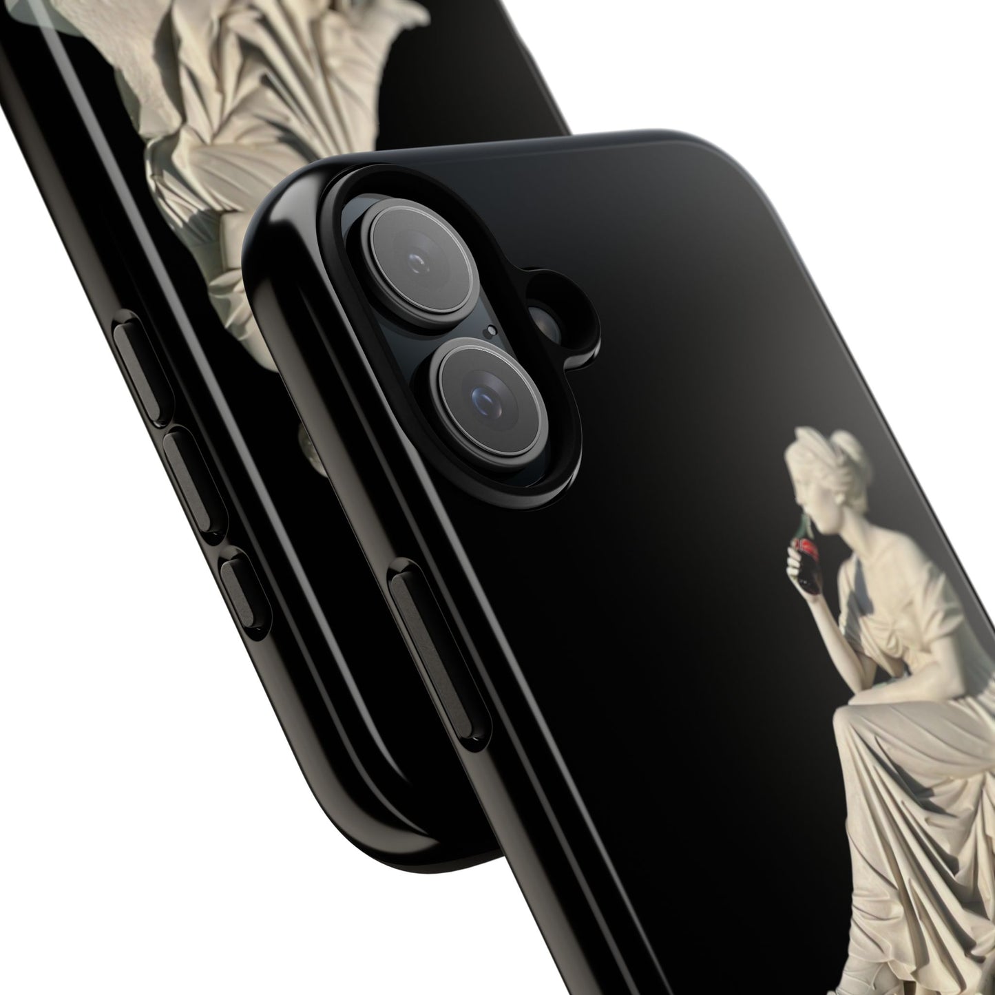 Elegant Phone Case - Stylish Tough Case with Sculpture Design