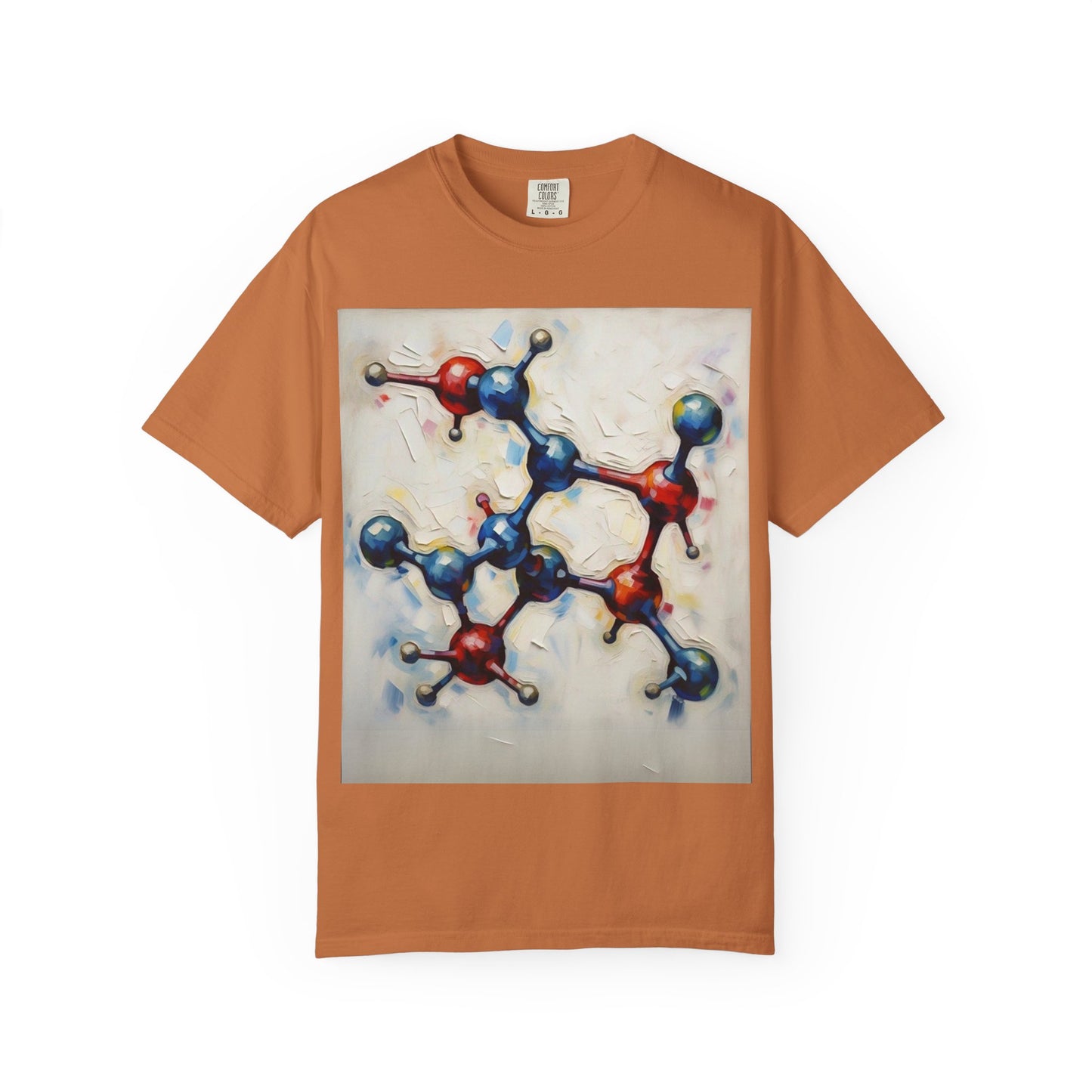 Unisex Artistic Molecule T-Shirt | Science-Inspired Design